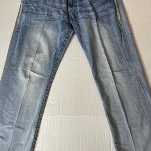 Men’s Rock Revival Addox Relaxed Straight Jeans - EauC - Sz 36